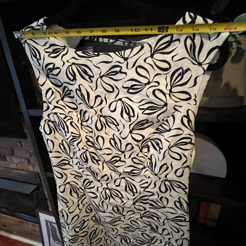 Reformation Avina Linen Dress Knot Size 8 - Picture 9 of 10